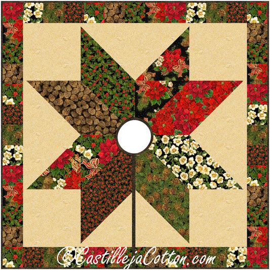 Starlight Tree Skirt Pattern CJC-241621 - Paper Pattern