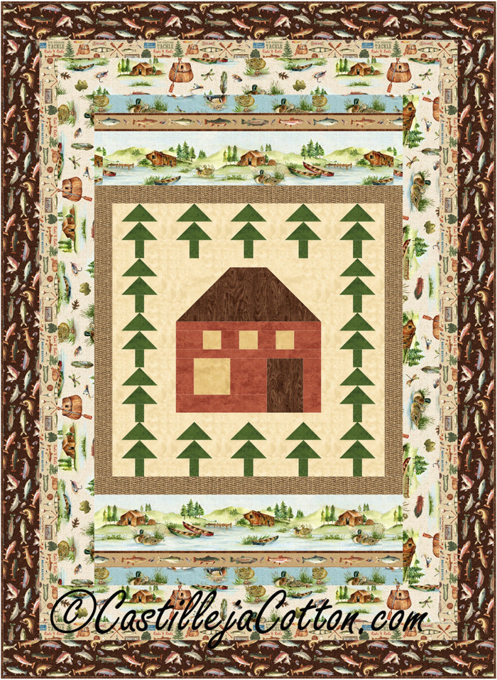 Moosehead Lodge Quilt CJC-24733e  - Downloadable Pattern