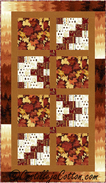 Burst of Autumn Quilt Pattern CJC-36365 - Paper Pattern