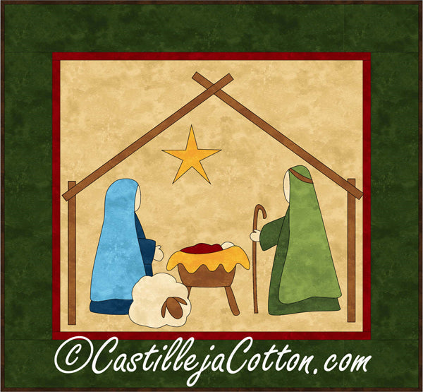 Nativity Quilt CJC-369710e  - Downloadable Pattern