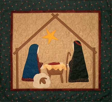 Nativity Quilt CJC-3697e  - Downloadable Pattern
