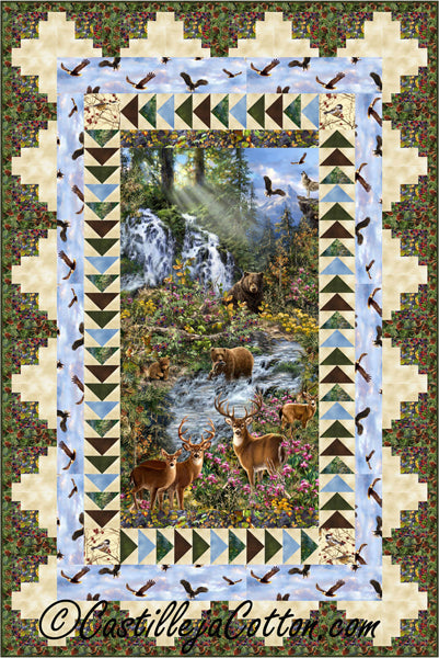 Wilderness Panel Quilt CJC-37125e - Downloadable Pattern