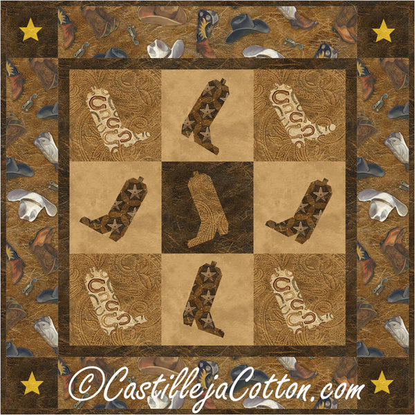 Dancing Boots Quilt CJC-38129e - Downloadable Pattern