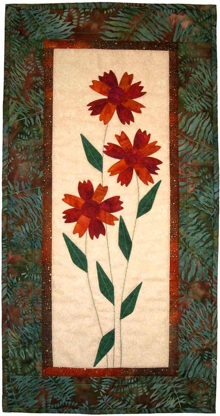 Blanket Flower Quilt Pattern CJC-3897 - Paper Pattern