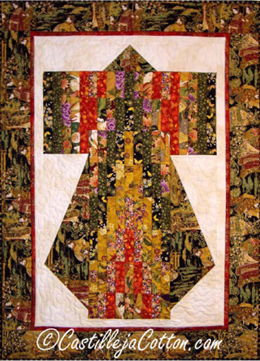 Bargello Kimono Quilt CJC-3970e - Downloadable Pattern