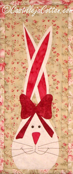 Bunny & Bow Wall Hanging Pattern CJC-397513 - Paper Pattern