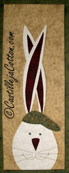 Bunny & Cap Wall Hanging Pattern CJC-39966 - Paper Pattern