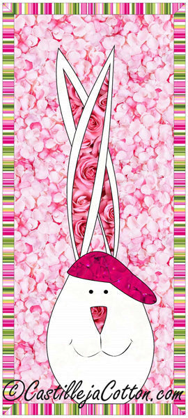 Bunny & Cap Wall Hanging Pattern CJC-39967 - Paper Pattern