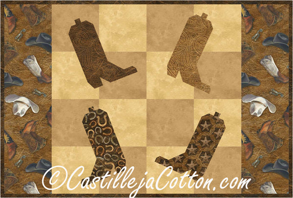 Heel Toe Placemat Quilt CJC-40124e - Downloadable Pattern