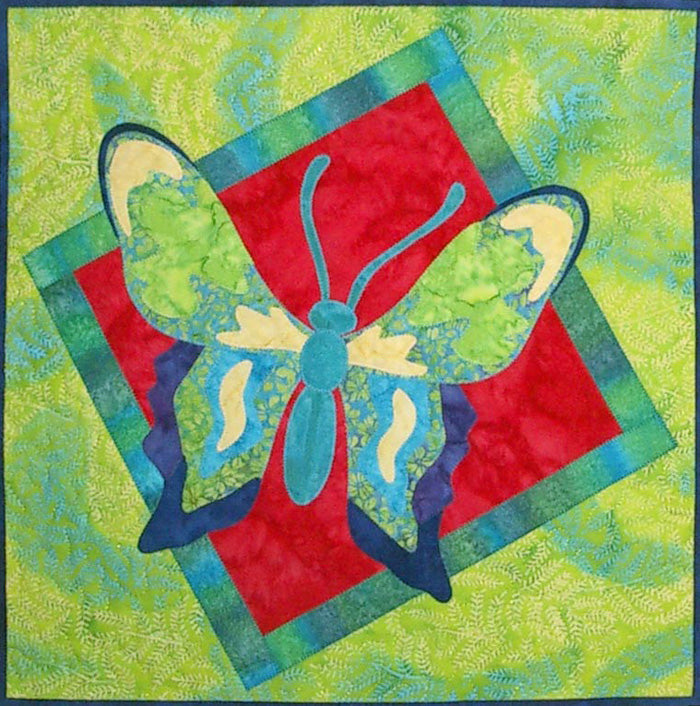 Artistic Butterfly Quilt CJC-4252e - Downloadable Pattern
