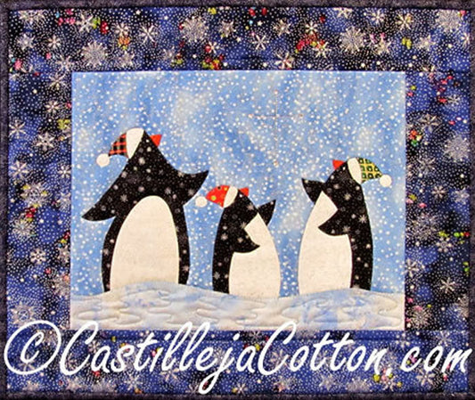 Penguins Finding Their Way Quilt Pattern CJC-4413 - Paper Pattern