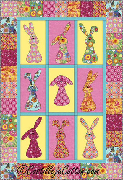 Bunnies Galore Quilt CJC-4461e - Downloadable Pattern