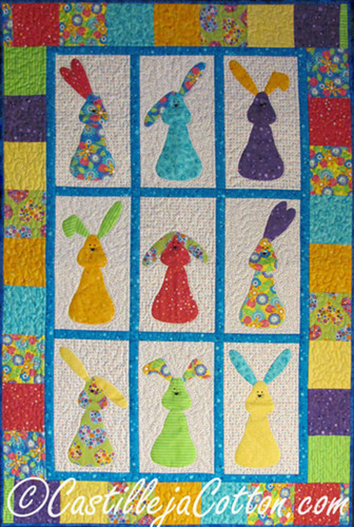 Bunnies Galore Quilt Pattern CJC-4461 - Paper Pattern