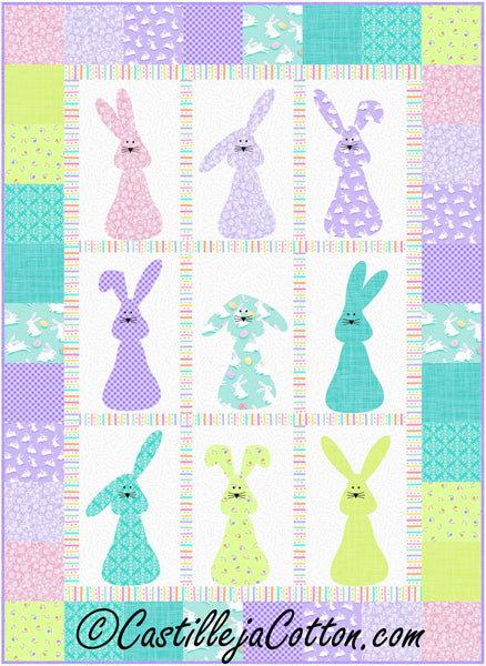 Bunnies Galore Quilt Pattern CJC-44616 - Paper Pattern
