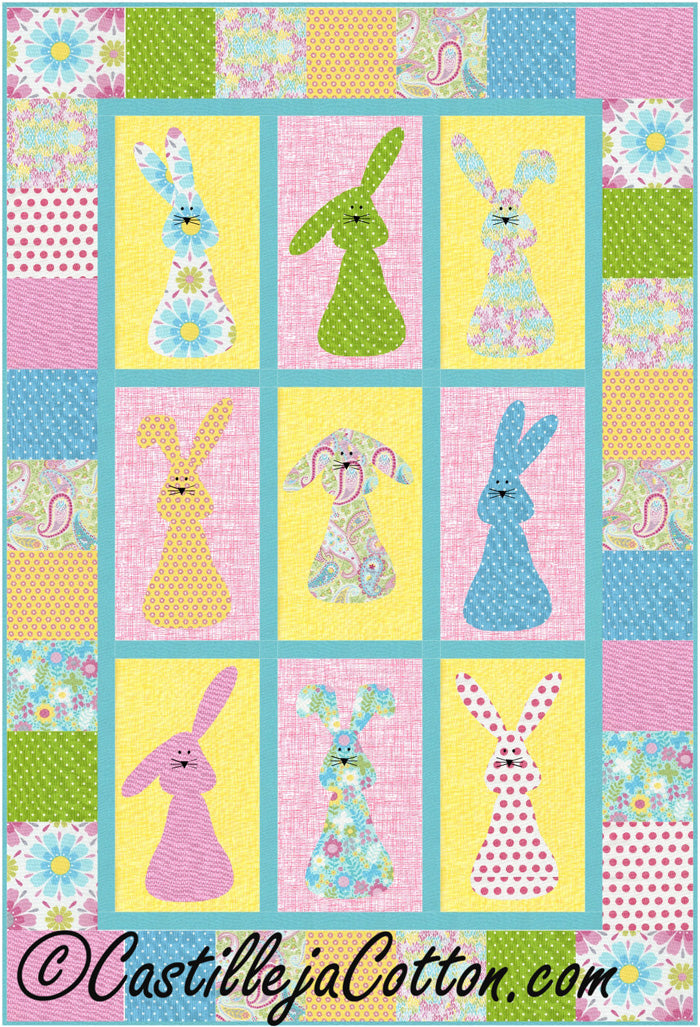 Bunnies Galore Quilt Pattern CJC-4461 - Paper Pattern