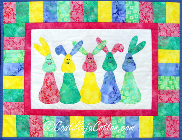 Bunny Parade Quilt Pattern CJC-4540 - Paper Pattern