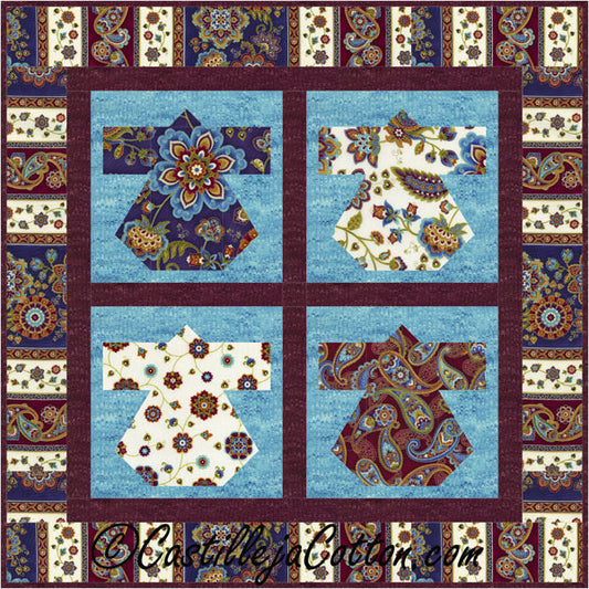 Four Kimonos Quilt CJC-45764e - Downloadable Pattern