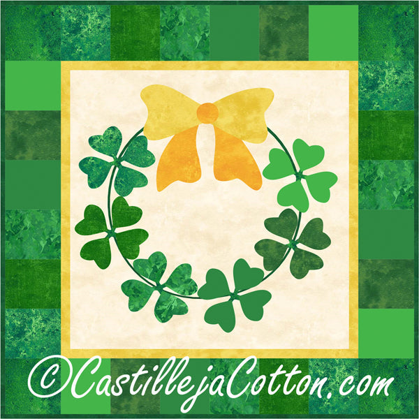 Good Luck Wreath CJC-46163e  - Downloadable Pattern