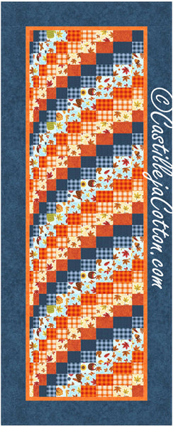 Autumn Bargello Runner Quilt Pattern CJC-462812 - Paper Pattern