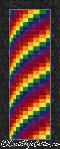 Rainbow Bargello Quilt Pattern CJC-46288 - Paper Pattern