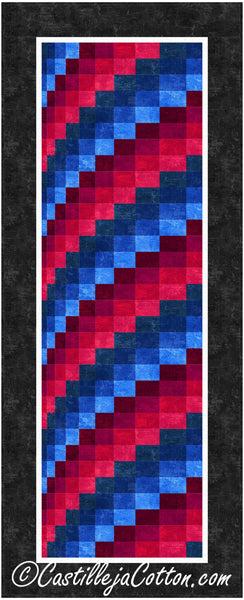 Rainbow Bargello Quilt Pattern CJC-46289 - Paper Pattern