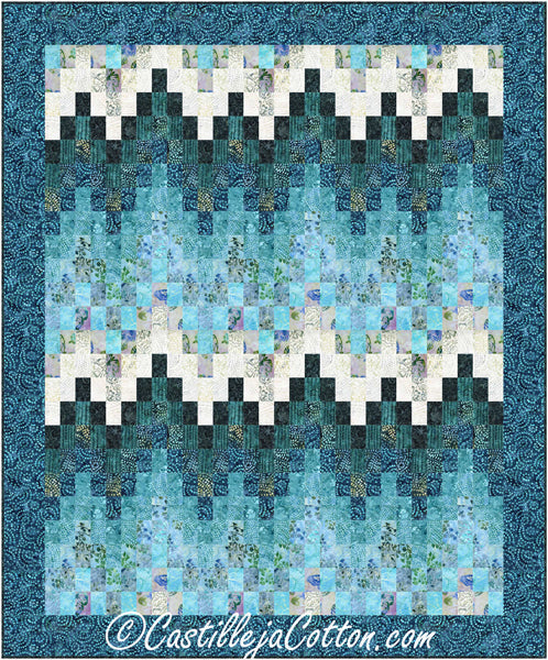 Bargello Breakers Oasis Quilt Pattern CJC-46295 - Paper Pattern