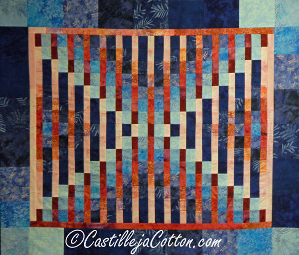 Bargello X Quilt Pattern CJC-4631 - Paper Pattern