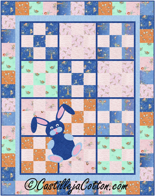 9-Patch Bunny Quilt Pattern CJC-46732 - Paper Pattern