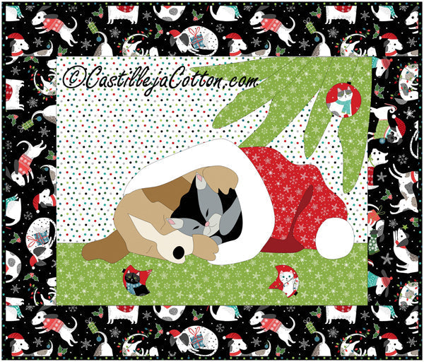 Christmas Mischief Wall Hanging CJC-46762e - Downloadable Pattern