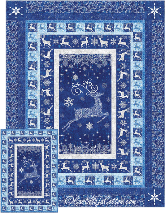 Reindeer Prance Quilt Pattern CJC-4748 - Paper Pattern