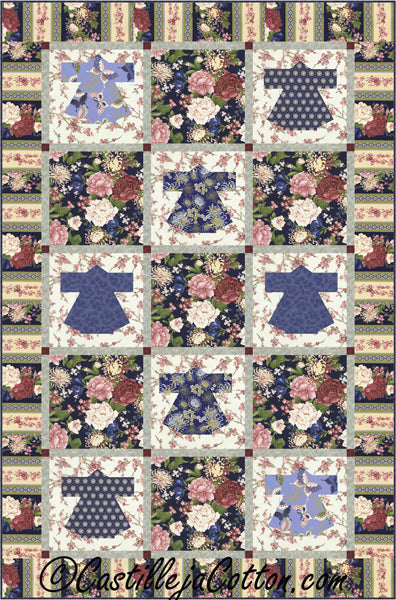 Kyoto Kimonos Quilt CJC-47823e - Downloadable Pattern