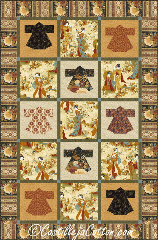 Kyoto Kimonos Quilt CJC-4782e - Downloadable Pattern