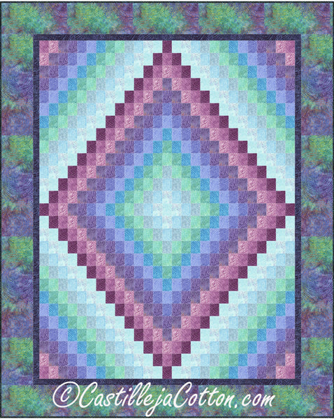 Kaleidoscope Lap Quilt CJC-47962e - Downloadable Pattern