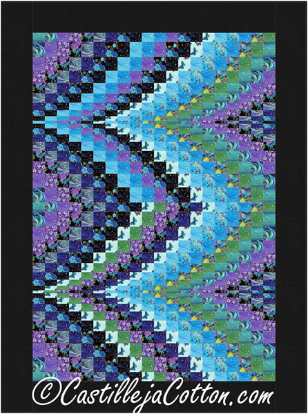 Bargello Peaks Utopia Quilt CJC-47975e - Downloadable Pattern