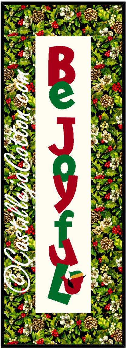 Be Joyful Quilt Pattern CJC-48023 - Paper Pattern