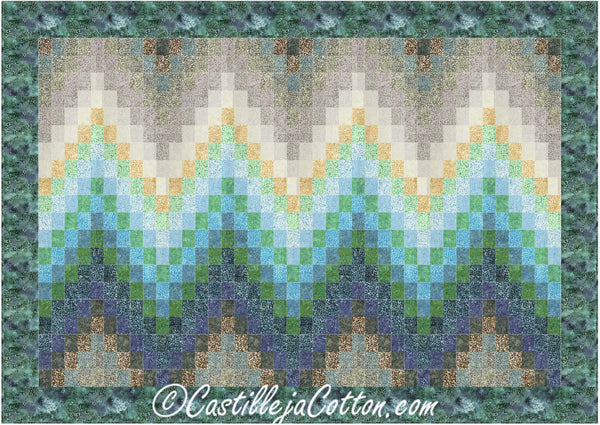 Swells Quilt CJC-48354e - Downloadable Pattern