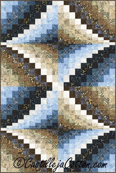 Double Diamond Quilt Pattern CJC-48414 - Paper Pattern