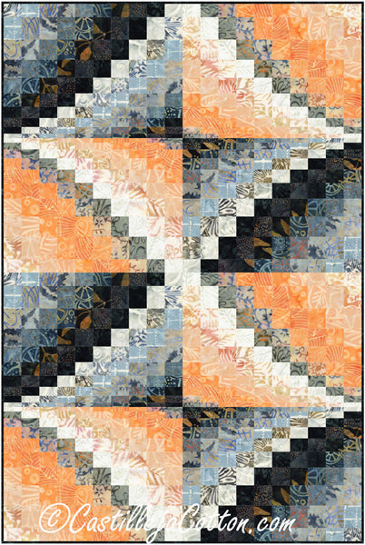 Double Diamond Quilt Pattern CJC-48415 - Paper Pattern