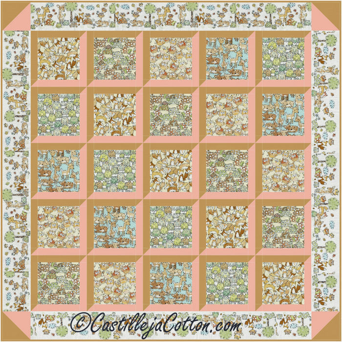 Window View Quilt Pattern CJC-48471 - Paper Pattern