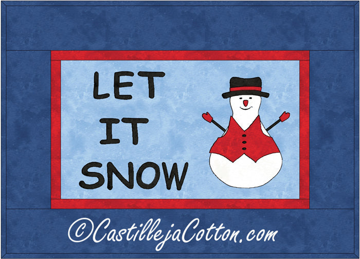Let It Snow Quilt CJC-48681e - Downloadable Pattern