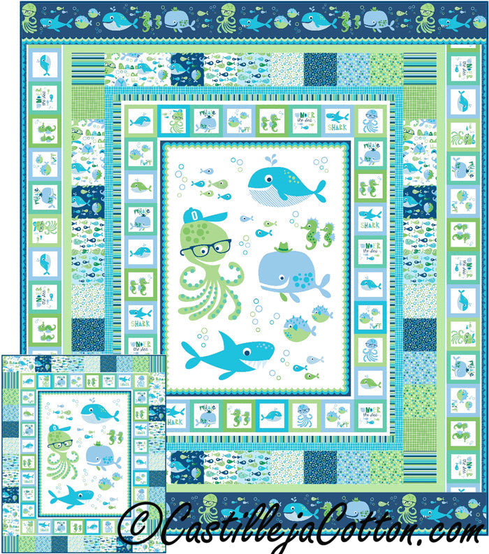 A Whale of a Time Quilt CJC-49073e - Downloadable Pattern