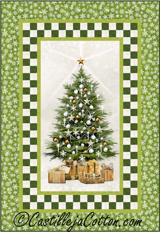 White Christmas Quilt Pattern CJC-49112 - Paper Pattern