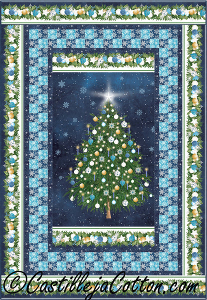 Snowy Christmas Quilt Pattern CJC-49113 - Paper Pattern
