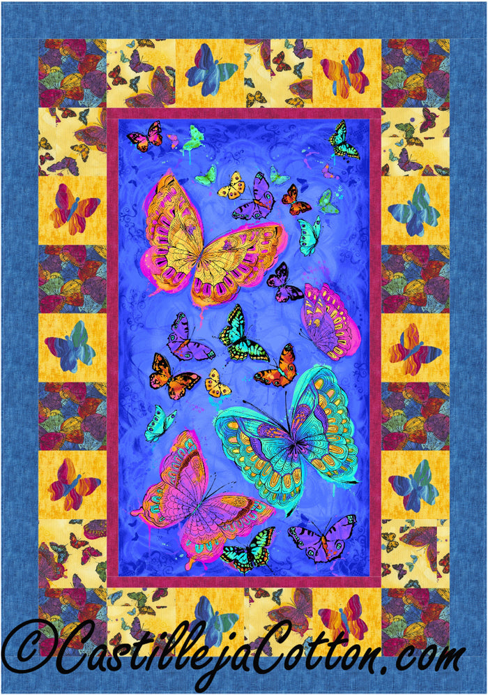 Monterey Butterflies Quilt CJC-49211e - Downloadable Pattern