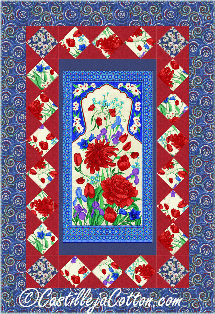 Mosaic Garden Quilt Pattern CJC-49221 - Paper Pattern