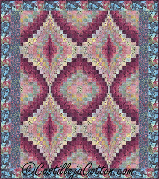 Four Diamonds Quilt CJC-49262e - Downloadable Pattern