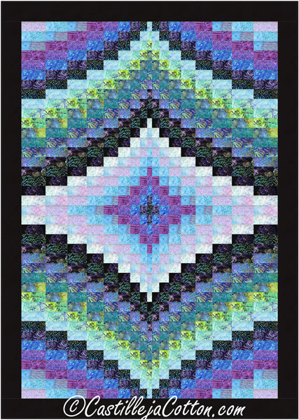 Twin Diamonds Quilt Pattern CJC-49504 - Paper Pattern
