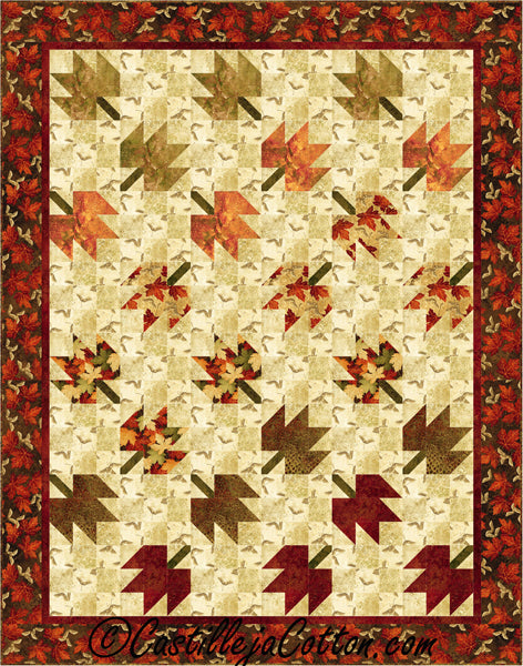 Tumbling Leaves Quilt Pattern CJC-50163 - Paper Pattern