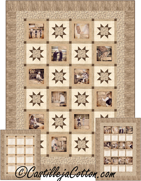 Starry Western Mantras Quilt CJC-5023e - Downloadable Pattern