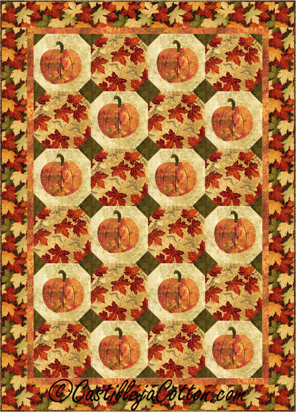 Field of Pumpkins Quilt CJC-50292e - Downloadable Pattern